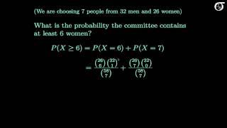 Discrete Probability Distributions: Example Problems (Binomial, Poisson, Hypergeometric, Geometric)