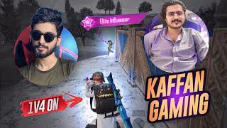 1v4 on Kafan Gaming| Famous Streamer vs FalinStar | PUBG MOBILE