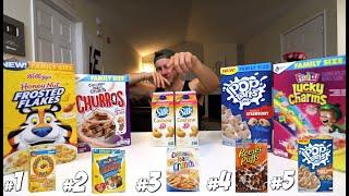 ERIK THE ELECTRIC's Inspired Cereal Challenge! (Plus NEW IHOP Mini Pancake Cereal) @ErikTheElectric