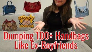 Why I Let Go of 100+ Bags Like Ex Boyfriends | Ft Gucci, Tory Burch, Hermes, YSL + More