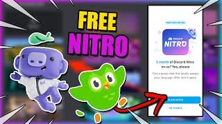 Duolingo X Discord Nitro 1 Month Free Nitro (LIMITED TIME)