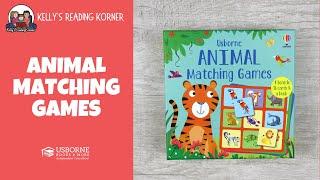 Animal Matching Games | Spring 2022 New Title | Usborne Books & More [Activity Book][Matching Games]