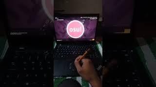 showing the proof that you can play osu! using your touchpad part 2!! #osu