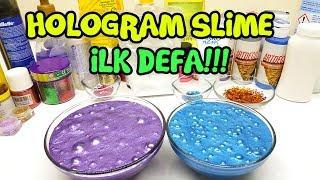 HOLOGRAM Slime Challenge - How to make Metallic Slime