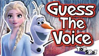Can YOU Name The FROZEN Voice! - Disney's Frozen Voice! - The Topspot
