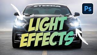 How to Create Car Light Effects in Photoshop Like a Pro!