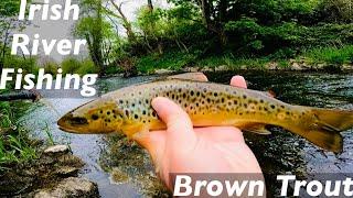 Ultralight fishing for Irish river Brown Trout with Mepps spinners