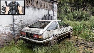 Forza Horizon 5 Rebuilding Initial D Toyota AE86 | Thrustmaster TX Gameplay