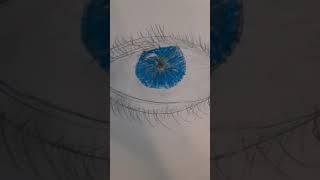 Drawing an eye#shorts #BuckedLeaf2