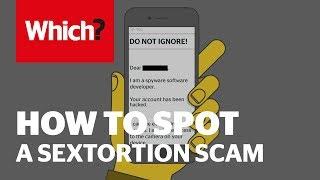 How to spot a sextortion scam