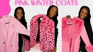 Kharyzma: PINK WINTER COAT HAUL|FASHION NOVA MISSGUIDED