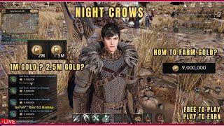 Night Crows | Best Way to Farm Gold ( Tagalog )