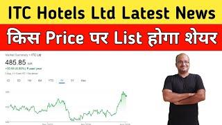 ITC Hotels Limited Share Market Listing Price Latest News