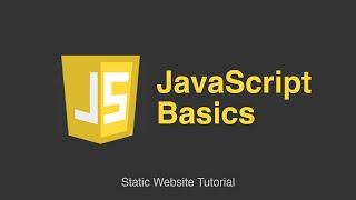 JavaScript Basics | Static Website Tutorial (2023) | EP 4