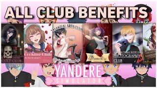 All Club Benefits // Yandere Simulator Demo