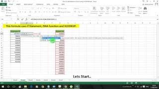 Excel Magic Trick  If Statement, ISNA function and VLOOKUP #Trick4