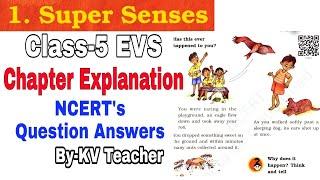 Super Senses (Page 1-5) / Class-5 EVS Chapter 1 Explanation and NCERT Question Answers by KV Teacher