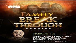 FAMILY BREAKTHROUGH SERVICE || SUNDAY SERVICE || 29TH SEPTEMBER 2024