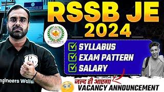 RSMSSB JE 2024 Vacancy Update | RSSB JE 2024 Exam Syllabus, Exam Pattern, Salary