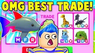 What People TRADE For *MEGA NEON SHARK* !! INSANE Trade Proofs In Rich FLEX Server, Adopt Me Roblox