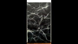 SECRET TRICKS !!  Black Marble Effect and Crack Techniques !!  Marble Paint