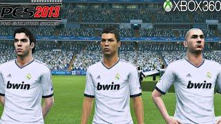 Real Madrid vs Barcelona - PES 2013 Xbox 360 Gameplay in 2023 | UCL Match