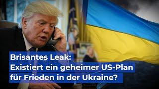 Geheimplan enthüllt? US-Regierung soll 100-Tage-Friedensplan für Ukraine haben