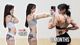 I Changed My BODY and My LIFE in 3 months... (fat loss, clear skin, healthy habits)