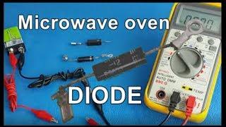 How to test a microwave oven high voltage diode