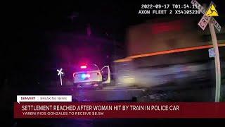 Woman in Platteville police car hit by train awarded $8.5 million in lawsuit settlement