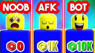 NOOB vs AFK vs BOT (Pls Donate Roblox)