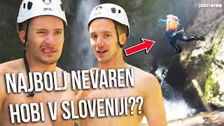 Bi nam kdo povedal KAJ SPLOH JE TA ŠPORT??!!️ l Lukan Twins - Kanjoning