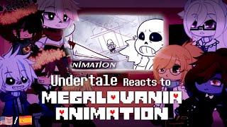 Undertale REACTS to MEGALOVANIA animation | Undertale GC | /