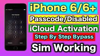 FREE iPhone 6 iCloud Bypass Passcode Disabled  With Sim Working Windows Tool 100% Free 2024