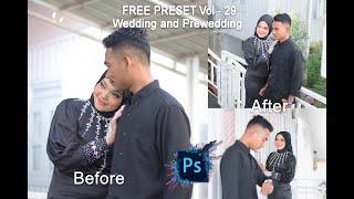 FREE PRESET PHOTOSHOP VOL - 29 Wedding and Prewedding