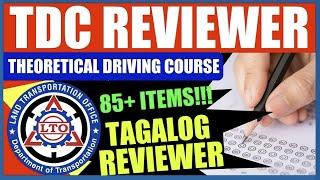 LTO TDC REVIEWER | STUDENT PERMIT EXAM | THEORETICAL DRIVING COURSE