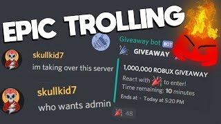 TAKING OVER MY DISCORD SERVER! ("Hacking" my server AGAIN!) (Funny Trolling)