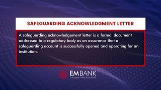 What is a Safeguarding Acknowledgment Letter? | European Merchant Bank