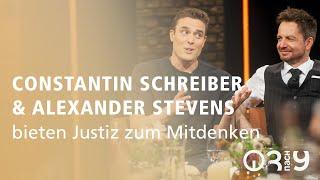 Constantin Schreiber und Alexander Stevens bieten Justiz zum Mitdenken // 3nach9