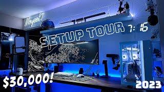 College Student DREAM 2023 Gaming Setup & Room Tour! ($30,000+)