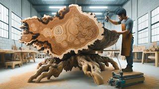 Discover The Strange And Stunning Art Of A Masterful Woodworker // Woodworking Tools