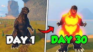 Surviving 30 Days In Kaiju Universe | ROBLOX