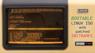 How to create a bootable Linux ISO image with patched initramfs