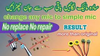 Samsung j4 mic jumper| ways| how to convert any mic into 2pin mic| 3 pin mic to 2 pin mic| mouthpeac