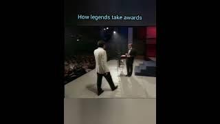 How legends take awards | #shorts #meme #mrbean