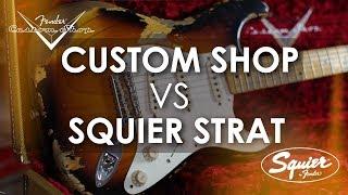 £3000 Custom Shop Fender vs £60 Squier (Friday Fretworks)