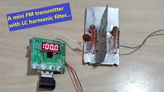 A low power USB FM transmitter with harmonic LC filter