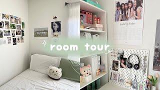 aesthetic room tour  kpop, green, calm, pinterest inspired ୨୧