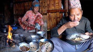 jungle man's lunch with his wife || jungle  family cooking recipe @junglefamily