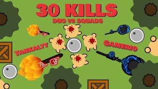 *SURVIV.IO* 30kills DUO vs SQUADS with GAMERIO !!! + 24kills bonus